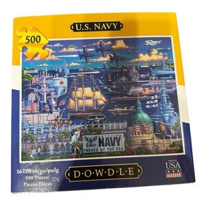 Dowdle U.S. Navy 500 Piece Puzzle Folk Art 16x20